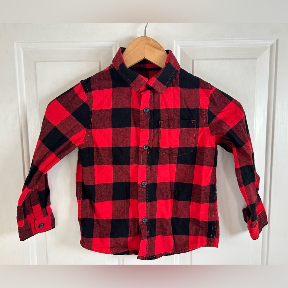 Cat & Jack Buffalo Plaid Shirt